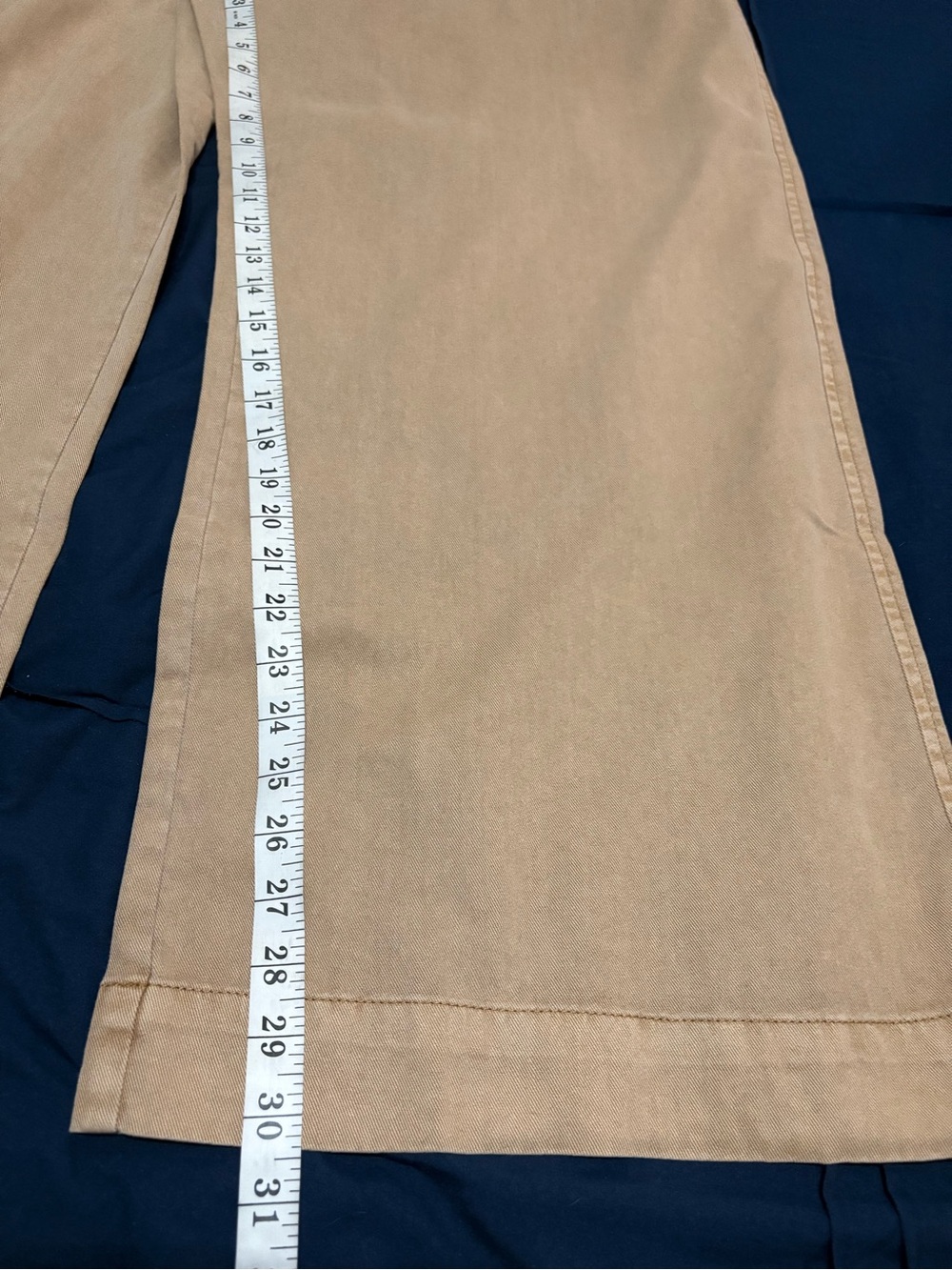 GAP High Rise Pleated Relaxed Wide-Leg Khakis - Size L - Picture 8 of 11